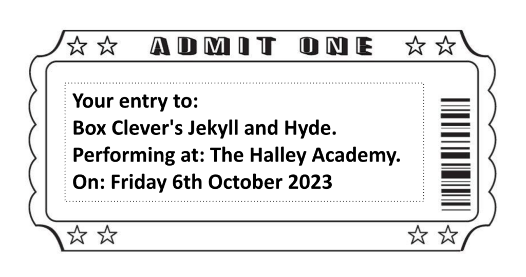 Ticket for Box Clever's Jekyll & Hyde